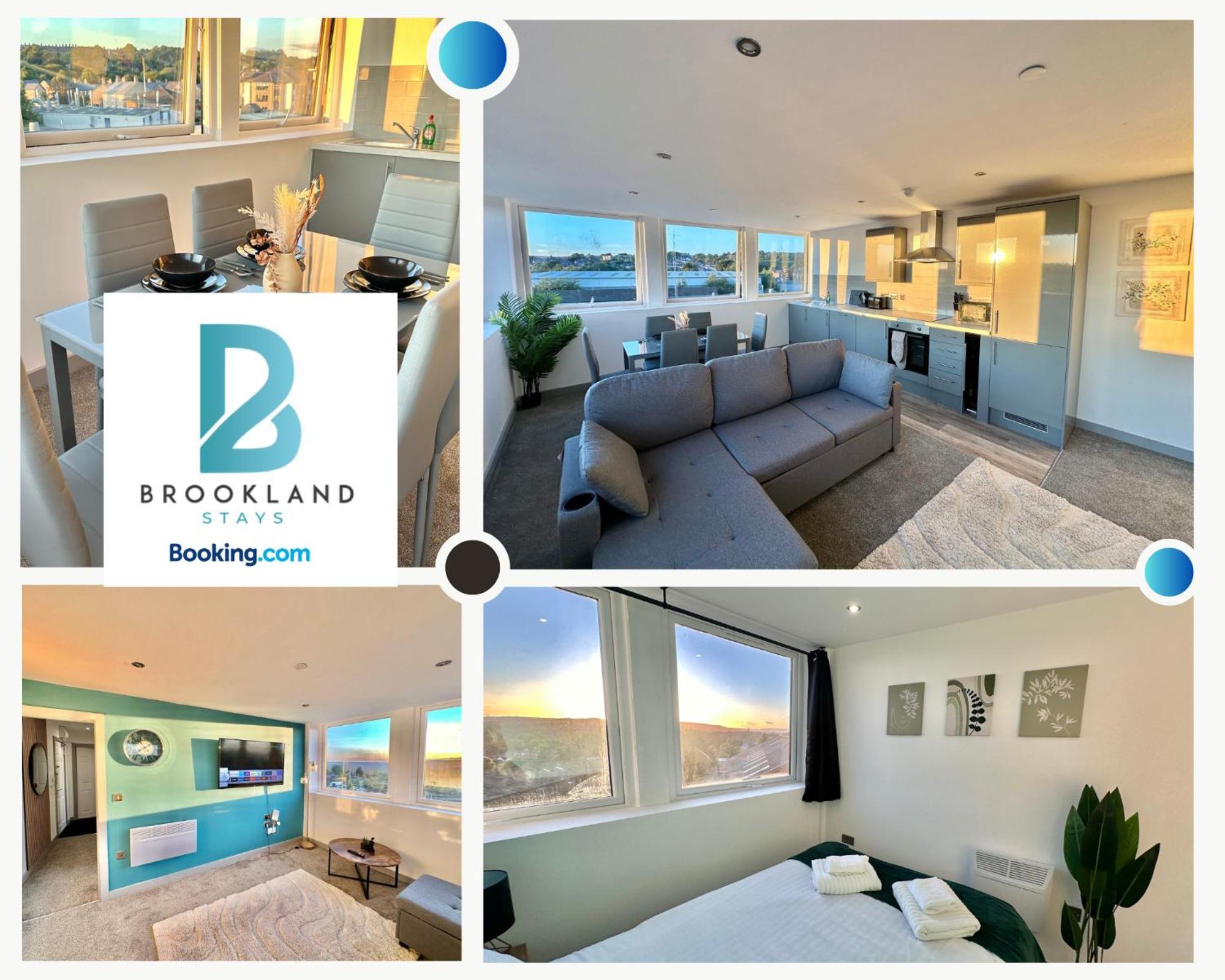 2 Bedroom With Stunning Sunset View, Free Parking And Wifi By Brookland Stays Yeadon Экстерьер фото